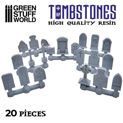 Green Stuff World CONVERSION BITS: GRAVESTONES (20) Green Stuff World CONVERSION BITS: GRAVESTONES (20)