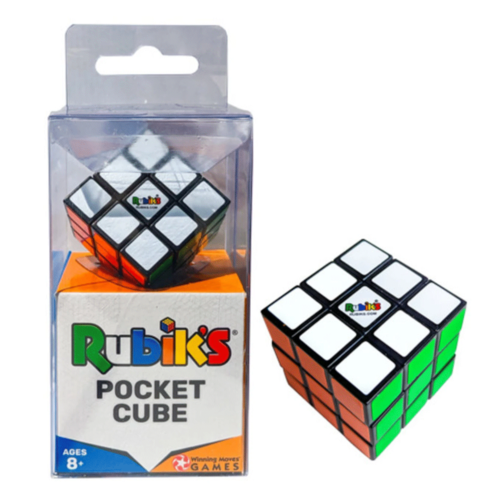 WINNING MOVES RUBIK'S POCKET CUBE 3x3x3 WINNING MOVES RUBIK'S POCKET CUBE 3x3x3