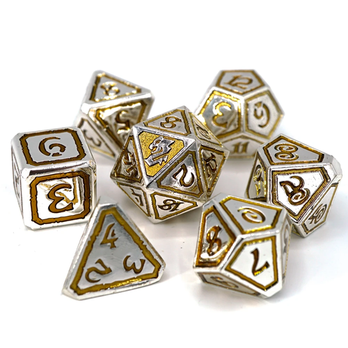Die Hard Dice METAL DICE SET 7 GILDED RUIN USURPERS Die Hard Dice METAL DICE SET 7 GILDED RUIN USURPERS