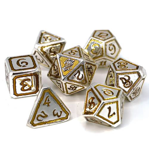 Die Hard Dice DICE SET 7 METAL GILDED RUIN USURPERS