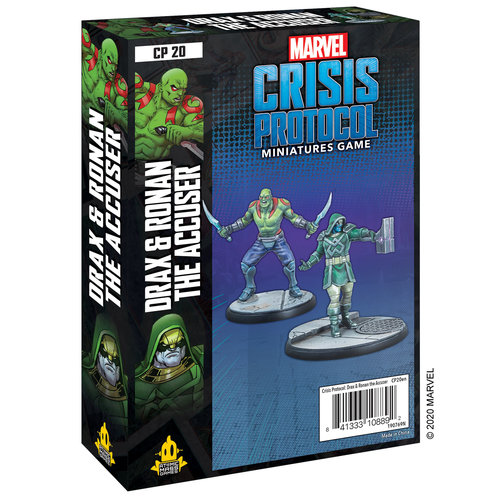 Atomic Mass Games MARVEL CRISIS PROTOCOL: DRAX & RONAN THE ACCUSER Atomic Mass Games MARVEL CRISIS PROTOCOL: DRAX & RONAN THE ACCUSER