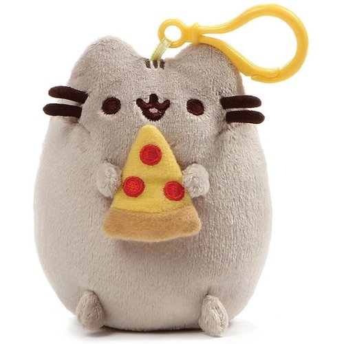 Gund PUSHEEN PIZZA 5" CLIP/KEYCHAIN Gund PUSHEEN PIZZA 5" CLIP/KEYCHAIN