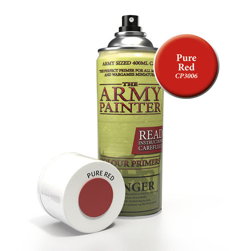 The Army Painter COLOUR PRIMER: PURE RED The Army Painter COLOUR PRIMER: PURE RED