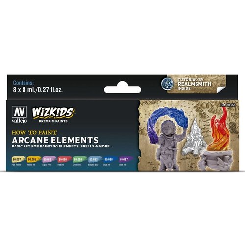 Acrylicos Vallejo, S.L. PREMIUM PAINT SET: ARCANE ELEMENTS Acrylicos Vallejo, S.L. PREMIUM PAINT SET: ARCANE ELEMENTS