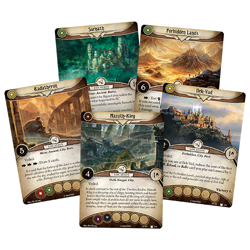 Fantasy Flight Games ARKHAM HORROR LCG: THE SEARCH FOR KADATH MYTHOS PACK