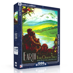 New York Puzzle Company NY1000 EARTH OASIS IN SPACE