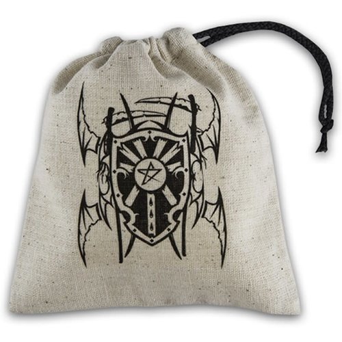 Q-Workshop DICE BAG: VAMPIRE - BEIGE / BLACK Q-Workshop DICE BAG: VAMPIRE - BEIGE / BLACK