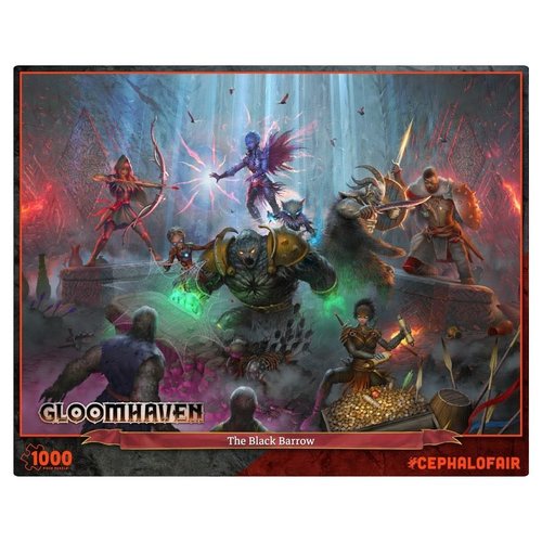 Toy Vault CP1000 GLOOMHAVEN PUZZLE - BLACK BARROW Toy Vault CP1000 GLOOMHAVEN PUZZLE - BLACK BARROW
