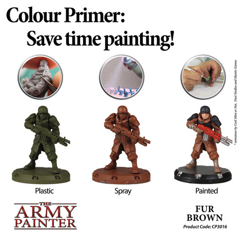 The Army Painter COLOUR PRIMER: FUR BROWN