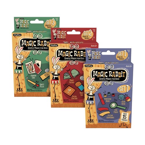 Schylling MAGIC RABBIT 15 ASSORTED TRICKS Schylling MAGIC RABBIT 15 ASSORTED TRICKS