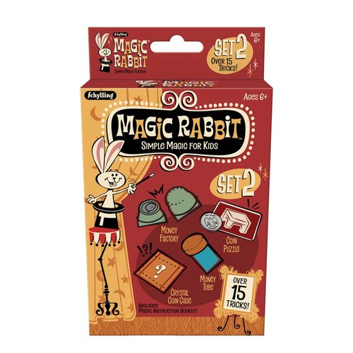 Schylling MAGIC RABBIT 15 ASSORTED TRICKS