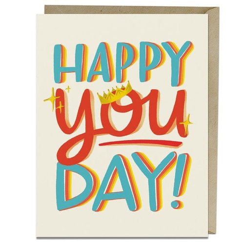 EM and Friends CARD - HAPPY YOU DAY BIRTHDAY EM and Friends CARD - HAPPY YOU DAY BIRTHDAY