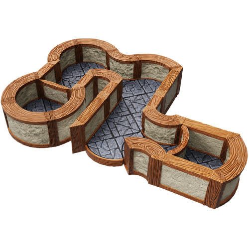 Wizkids WARLOCK TILES: TOWN & VILLAGE - ONE INCH ANGLES & CURVES Wizkids WARLOCK TILES: TOWN & VILLAGE - ONE INCH ANGLES & CURVES