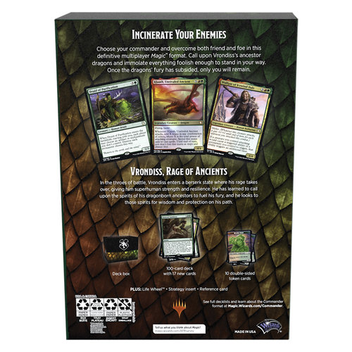 Wizards of the Coast MTG: ADVENTURES IN THE FORGOTTEN REALMS - DRACONIC RAGE - COMMANDER DECK