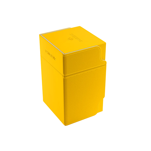GAMEGENIC DECK BOX: WATCHTOWER 100+ YELLOW GAMEGENIC DECK BOX: WATCHTOWER 100+ YELLOW