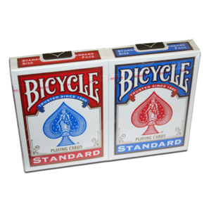 Bicycle BICYCLE POKER DOUBLE BLUE/RED