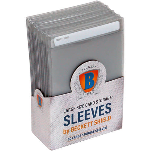 Arcane Tinmen BECKETT SHIELD: THICK CARD STORAGE SLEEVES (50) Arcane Tinmen BECKETT SHIELD: THICK CARD STORAGE SLEEVES (50)