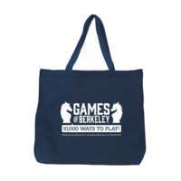 GoB CANVAS TOTE BAG FULL GUSSET 20" Navy