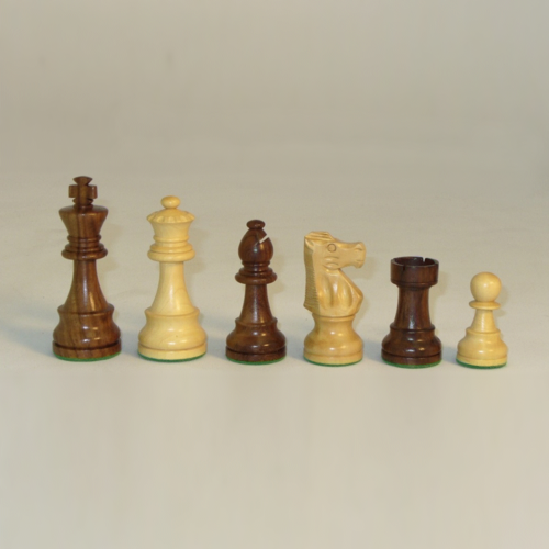 WorldWise Imports CHESSMEN 3.5" FRENCH KIKKERWOOD & BOXWOOD WorldWise Imports CHESSMEN 3.5" FRENCH KIKKERWOOD & BOXWOOD