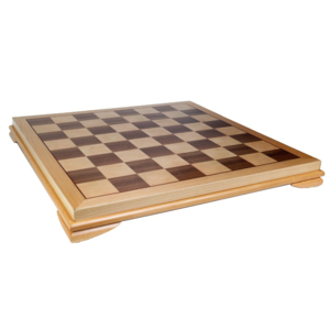 WorldWise Imports CHESS BOARD 20" INLAID WOOD w/ 2.2" SQUARES