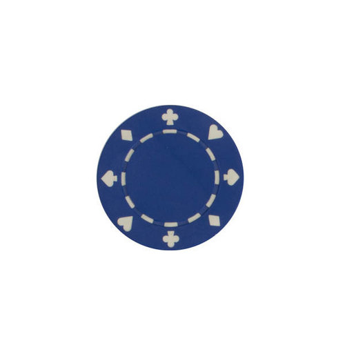 CHH Quality Products POKER CHIP 11G SUITED BLUE (50 ct)