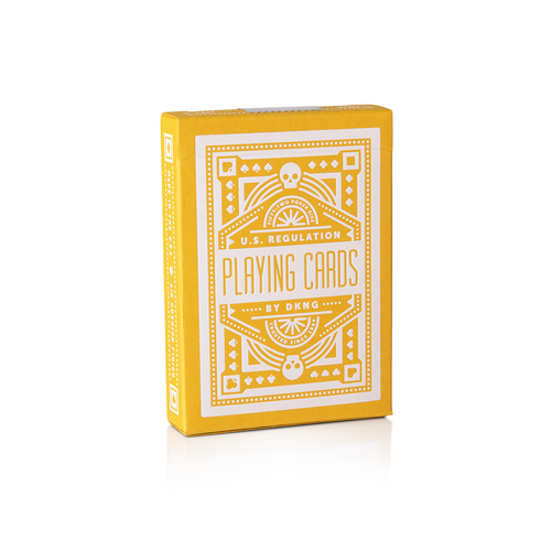 ART OF PLAY DKNG YELLOW WHEELS PLAYING CARDS ART OF PLAY DKNG YELLOW WHEELS PLAYING CARDS