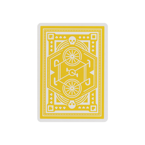 ART OF PLAY DKNG YELLOW WHEELS PLAYING CARDS