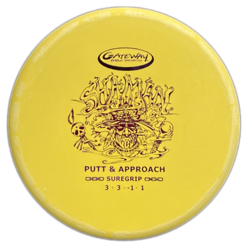 Gateway Disc Sports SHAMAN SUPER SOFT (SS) 160g-169g Putt & Approach