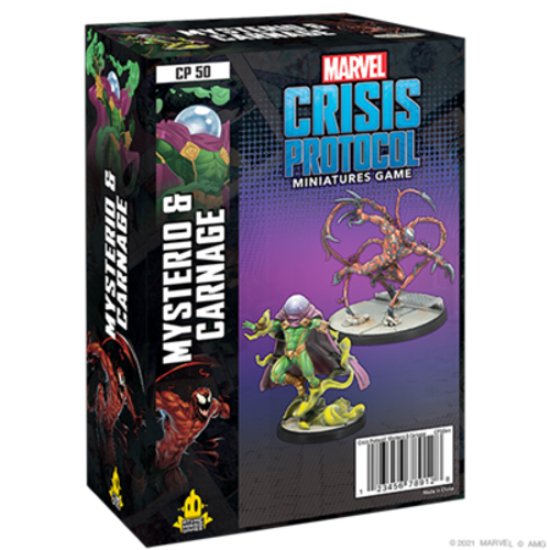 Atomic Mass Games MARVEL CRISIS PROTOCOL: MYSTERIO & CARNAGE Atomic Mass Games MARVEL CRISIS PROTOCOL: MYSTERIO & CARNAGE
