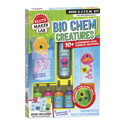 KLUTZ KLUTZ MAKER LAB: BIO CHEM CREATURES KLUTZ KLUTZ MAKER LAB: BIO CHEM CREATURES