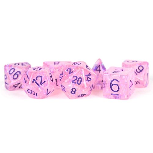 Metallic Dice Games DICE SET 7: FLASH - PINK Metallic Dice Games DICE SET 7: FLASH - PINK