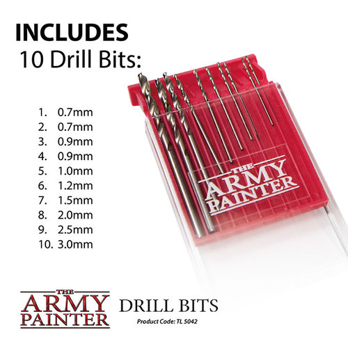 The Army Painter TOOLS: DRILL BITS (10)