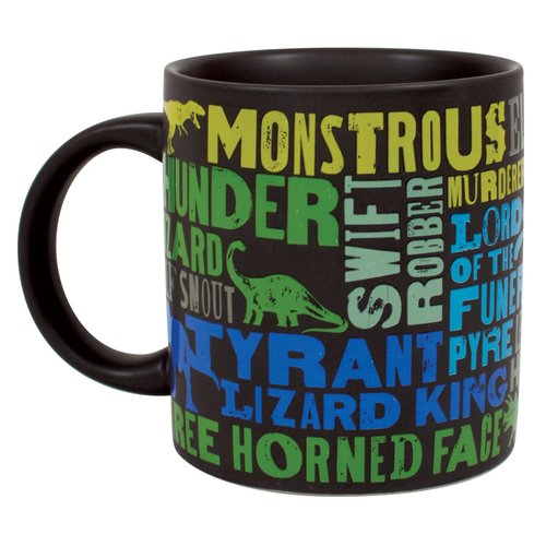 UNEMPLOYED PHILOSOPHERS MUG: DINOSAURIA: TERRIBLE LIZARDS UNEMPLOYED PHILOSOPHERS MUG: DINOSAURIA: TERRIBLE LIZARDS