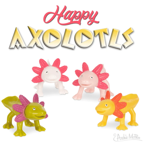 Archie McPhee HAPPY AXOLOTLS