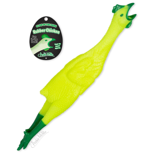Archie McPhee RUBBER CHICKEN GLOW-IN-THE-DARK Archie McPhee RUBBER CHICKEN GLOW-IN-THE-DARK