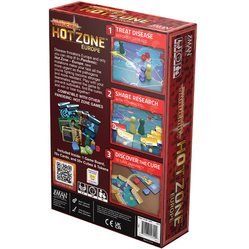 Z-Man Games PANDEMIC: HOT ZONE - EUROPE