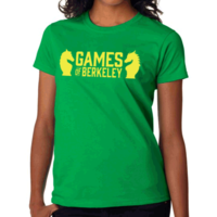 WOMEN'S GREEN GoB SHIRT w/ YELLOW LOGO