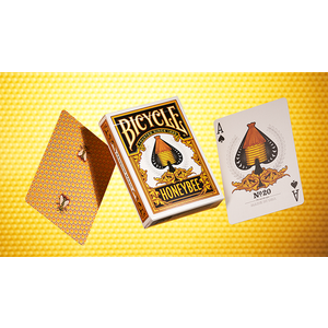 Bicycle BICYCLE HONEYBEE V3 YELLOW PLAYING CARDS
