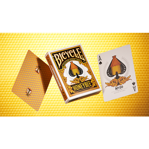 Bicycle BICYCLE HONEYBEE V3 YELLOW PLAYING CARDS Bicycle BICYCLE HONEYBEE V3 YELLOW PLAYING CARDS