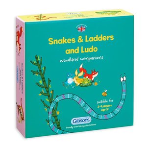 Gibsons SNAKES & LADDERS AND LUDO