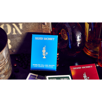 SILVER SACKBUT BLUE PLAYING CARDS