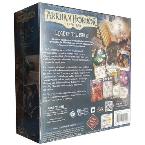 Fantasy Flight Games ARKHAM HORROR LCG: EDGE OF THE EARTH INVESTIGATOR EXPANSION