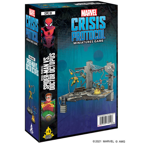 Atomic Mass Games MARVEL CP: RIVAL PANELS: SPIDER-MAN VS. DOCTOR OCTOPUS Atomic Mass Games MARVEL CP: RIVAL PANELS: SPIDER-MAN VS. DOCTOR OCTOPUS
