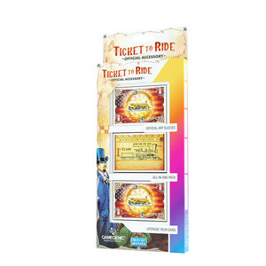 GAMEGENIC DECK PROTECTOR: TICKET TO RIDE ART SLEEVES (100+)