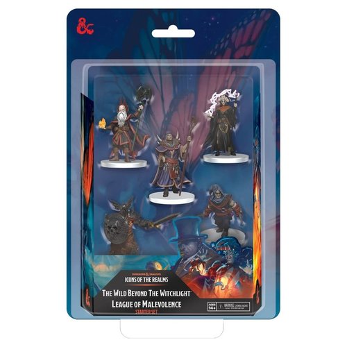 Wizkids MINIS: D&D: THE WILD BEYOND THE WITCHLIGHT ICONS OF THE REALMS : LEAGUE OF MALEVOLENCE STARTER SET