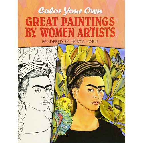 DOVER PUBLICATIONS COLORING BOOK GREAT PAINTINGS BY WOMEN