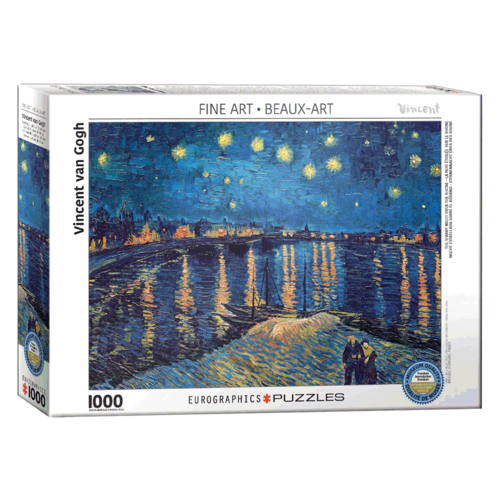 EUROGRAPHICS EG1000 VINCENT VAN GOGH - THE STARRY NIGHT OVER THE RHONE