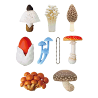 BLIND BOX MUSHROOM SOFT RUBBER CHARM