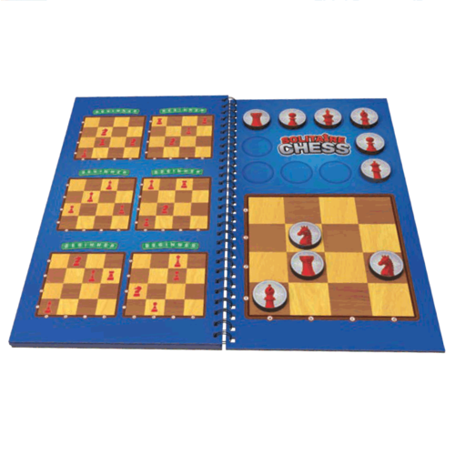 Thinkfun SOLITAIRE CHESS MAGNETIC TRAVEL PUZZLE