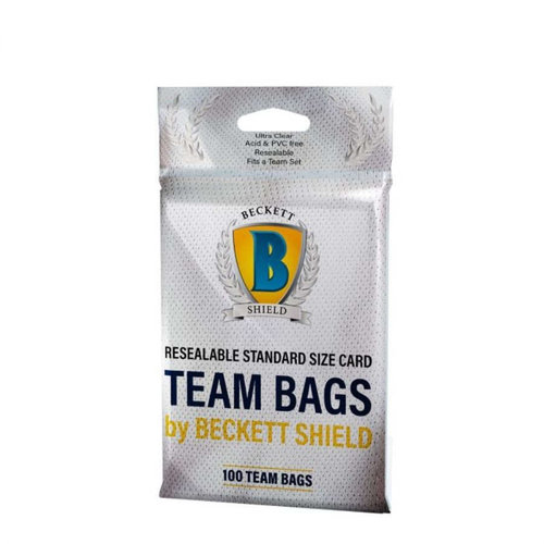Arcane Tinmen BECKETT SHIELD: TEAM BAGS RESEALABLE Arcane Tinmen BECKETT SHIELD: TEAM BAGS RESEALABLE